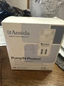 Ameda Pump N Protect Breast Milk Storage Bags 50 ready to use - Picture 1 of 4