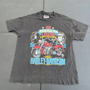 Harley Davidson 1987 James Dean VTG American Legend Biker T-shirt Single Stitch - Picture 1 of 11