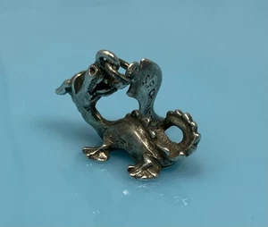 Rare Vintage Sterling Silver San Francisco Dragon Chinatown Bracelet Charm 4.4g - Bild 1 von 7