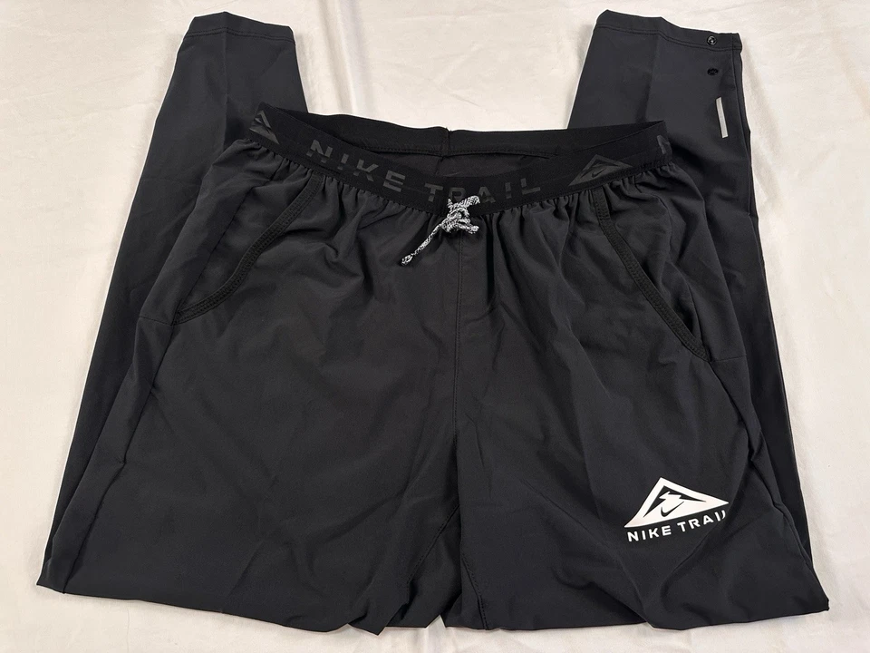 Nike Men's XL Trail Dawn Range Dri-FIT Running Pants Black DX0855-010