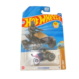 2025 Hot Wheels Tesla Cyberquad Gold 1st Edition Elon Musk - Picture 1 of 1