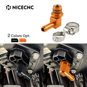 NICECNC Anodized Gas Fuel Spigot Aluminum For KTM 790/890 Adventure/R 2019-2024 - Picture 1 of 13