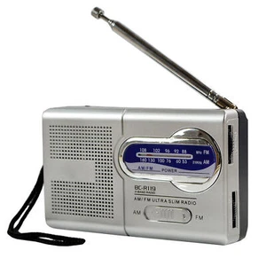 Aktives tragbares Radio AM/FM, 2AA batteriebetrieben mit Empfang über große Re - Bild 1 von 12
