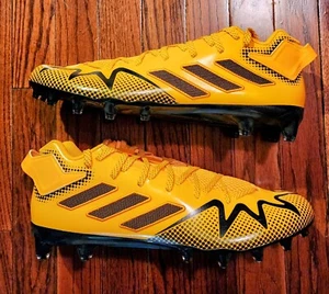 NEW Adidas Freak 22 Team Yellow Black Gold Football Cleats Men's 14 HP8768 - Picture 1 of 6