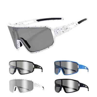 Occhiali da Ciclismo Fotocromatici con TR90 per Corsa Bicicletta MTB Pesca Guida - Immagine 1 di 4
