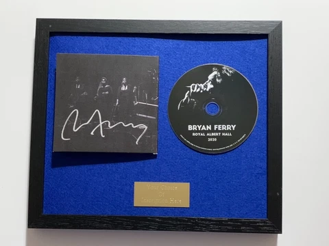 SIGNED/AUTOGRAPHED BRYAN FERRY - ROYAL ALBERT HALL 2020 FRAMED CD PRESENTATION Cover