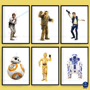 Star Wars Disney Children's Bedroom Wall Art Poster Print Picture Gift A5 A4 A3 - Picture 1 of 7