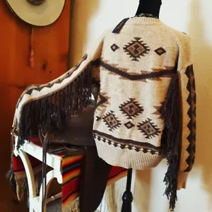 Ralph Lauren aztecischer Crew-PULLOVER Wolle Western UNISEX Herren MEDIUM? Damen L? XL? - Bild 1 von 11
