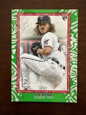2022 Topps RIP JOE RYAN Green #14/15 UNRIPPED Rookie Card - Twins RC
