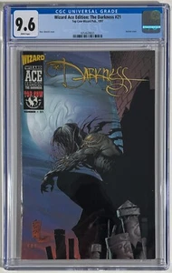 The Darkness 21 Wizard Ace Edition CGC 9.6 Acetate Marc Silvestri Cover Top Cow - Picture 1 of 3