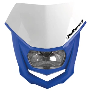 Unidad de Faro Frontal Polisport Halo Universal Enduro Azul Blanco - Imagen 1 de 1