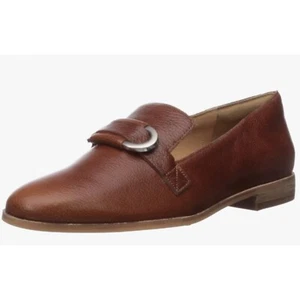 Corso Como Womens Clarrah Whiskey Leather Almond Toe Slip Loafer Shoes Sz 11 - Picture 1 of 14