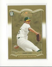 2003 Donruss Classics Timeless Tributes Barry Zito #6 A's 25/100