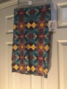 Gonna a matita multicolore Cassie taglia small nuova con etichetta Lularoe - Foto 1 di 2