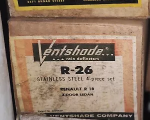 R-26 , 4 piece stainless set, fits Renault R 18 4dr sedan - Bild 1 von 1