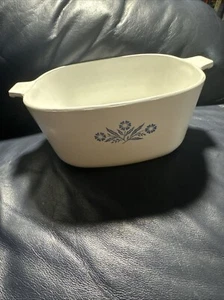 Cazuela Corning Ware azul aciano 2 1/2 cuartos P-2-1/2-B sin tapa vintage - Imagen 1 de 13