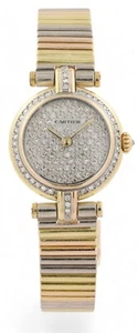 Vintage CARTIER Vendome Trinity 18kt Gelb-, Weiß- & Rotgold - Diamanten - 8100 - Bild 1 von 24