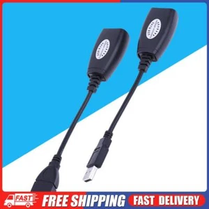 USB to RJ45 Extender USB 2.0 Extension Extender Adapter Up to 150ft - Picture 1 of 5