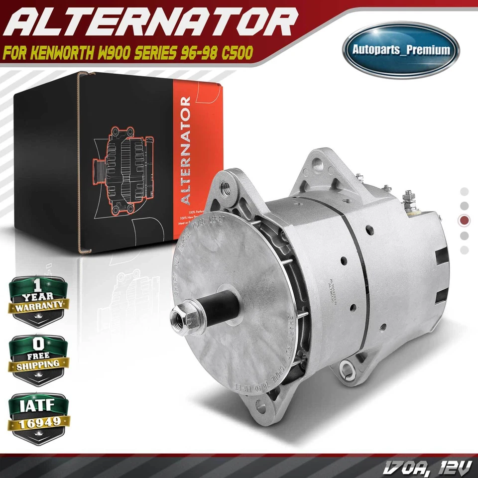Alternador para Kenworth W900 Series 96-98 C500 Peterbilt 375 Series 170A 12V BI  Foto 1 de 4
