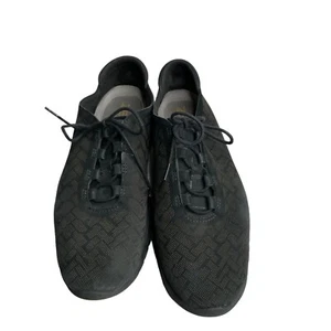 Cole Haan Genevieve ZeroGrand Damen-Turnschuhe Größe 10 schwarz perforiert Nubuk - Bild 1 von 11