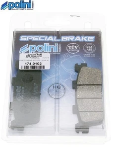 2 Bremsbeläge hinten Polini Organic 174.0102 SYM HD 125 Evo 2009 - Bild 1 von 2