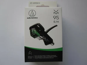 Audio Technica AT VM 95 E / H Tonabnehmer Sytem auf Headshell NEU Cartridge NEW - Bild 1 von 1