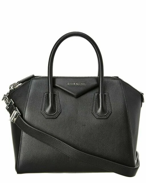 Givenchy Antigona Stamped Shoulder Bag Small Black Leather