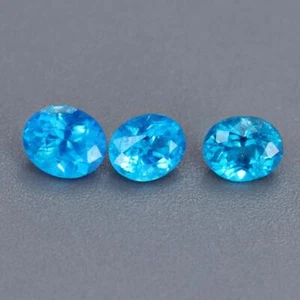 MIX SIZE natuRAL appatite 1.18cts weight OVAL shape 3 PCS - Picture 1 of 1