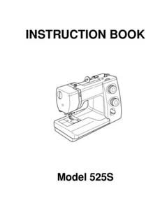 Janome 525S Sewing Machine Instruction Manual - Picture 1 of 1