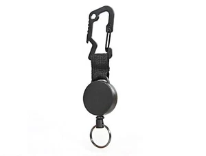 Schlüsseljojo mit 60cm Drahtseil Ausweisjojo Hose Schlüsselanhänger ausziehbar - Bild 1 von 6