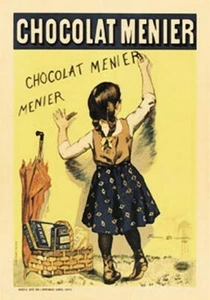 FIRMIN BOUISSET POSTER Schokolade Menier 16X20 - Bild 1 von 1