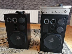 Komplette Sterio Anlage Zwei Lautstärker Boxen, Verstärker, DVD/VCD/CD Player. - Bild 1 von 5