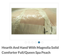 Heart And Hand By Magnolia Comforter Full/Queen Spa Peach