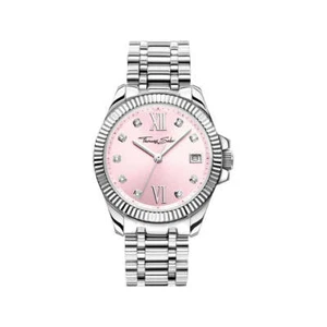 THOMAS SABO Watch Divine Pink with Stones Silver-Coloured - Picture 1 of 3