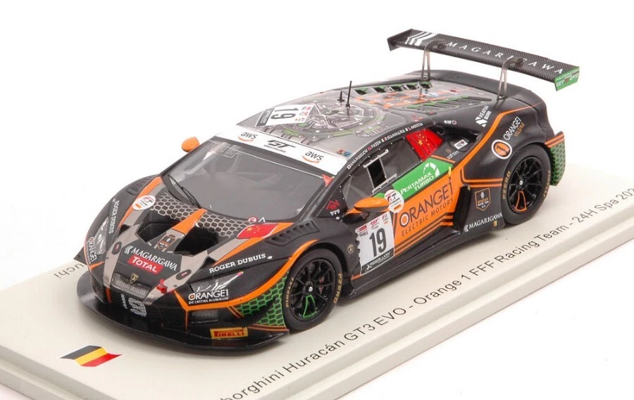 Lamborghini Huracan Gt3 #19 24 H Spa 2020 Moccia Keen Giammaria Hamag. Model - Immagine 1 di 1