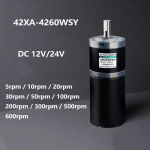 1x Motor de reducción planetaria sin escobillas DC 12V 24V 5-600 rpm Motor ajustable 4260 - Imagen 1 de 4