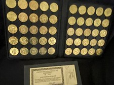 MLB Sports Stars full master set of 50 Collector Coins. BANDAI 1990