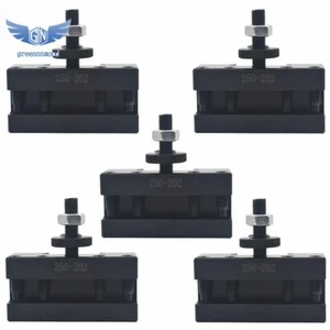 5Pcs BXA #2 250-202 Quick Change Turning Facing & Boring Tool Post Holder - Picture 1 of 10