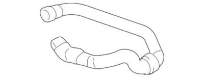 Genuine Ford Lincoln 2004-2006 Navigator Radiator Coolant Lower Hose 5L1Z-8286BA - Image 1 of 2