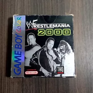 WWF WrestleMania 2000 Gameboy Color GBC GB PAL Version THQ TM Region Free - Picture 1 of 8