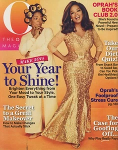 O, The Oprah Magazine - January 2014 / Make 2014 Your Year To Shine / 134 Pages - Picture 1 of 1