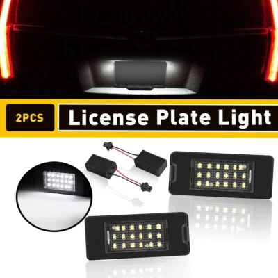 Luz LED de matrícula 2 piezas para Chevrolet Suburban Tahoe 2015-2020 blanco brillante Foto 1 de 4