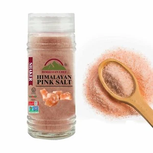 Himalayan Chef Himalayan Pink Salt Fine, Small Glass Shaker - 4.2 Ounce | MaxStr - Picture 1 of 9