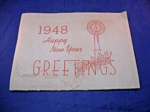 1948 CALENDAR WITH LOTS OF HOUSEHOLD HINTS - ALL INTACT - VERY GOOD CONDITION - Picture 1 of 21