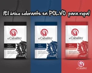 Colorante para ropa EL CABALLITO de PUTNAM PINTURA TEXTIL EN POLVO CON FIJADOR - Imagen 1 de 9
