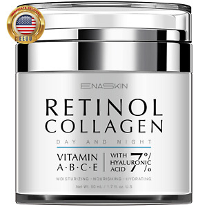Retinol Cream for Wrinkles: Face Collagen Cream for Tightening Skin - anti Aging