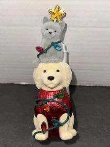 Bath & Body Works Christmas Lights Puppy Dog & Cat 2023 Wallflower Plug Holiday - Picture 1 of 17
