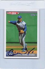 2004 Topps Total #124 Chris Woodward Blue Jays Signed Auto *H7451