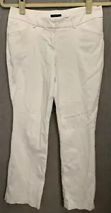 Worthington PantsWomens 4P Petite White Modern Fit Pockets Straight Leg - Picture 1 of 10