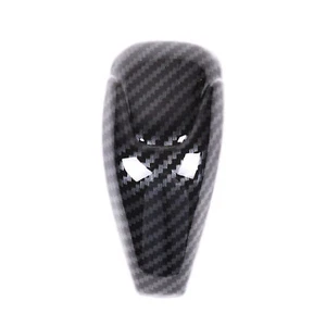 Carbon Fiber Silver Gear Shift Knob Cover Trim For Subaru Forester Crosstrek - Bild 1 von 10